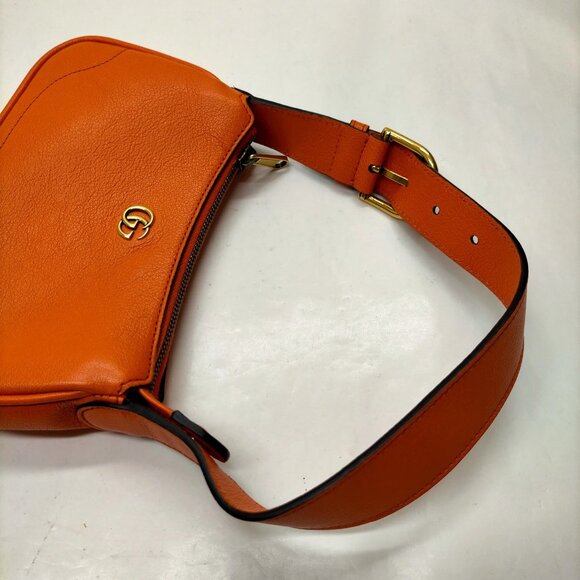Gucci Hand Bag Orange Leather mon-1022-090925 - Picture 5 of 16